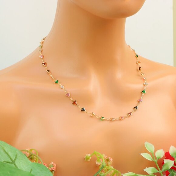 "New Beautiful Design Necklace Chain for Women/Girls, Gift, N794 - Picture 4 of 10